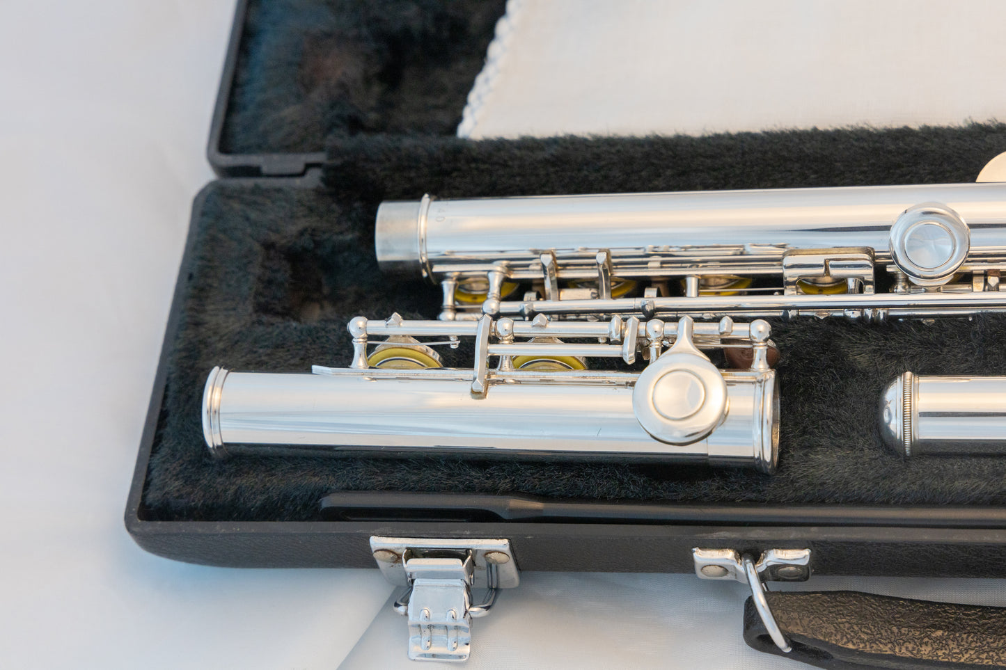 Yamaha YFL-225S II Silver-plated Student Flute *Made in Japan *New Pads *Cleaned & Serviced