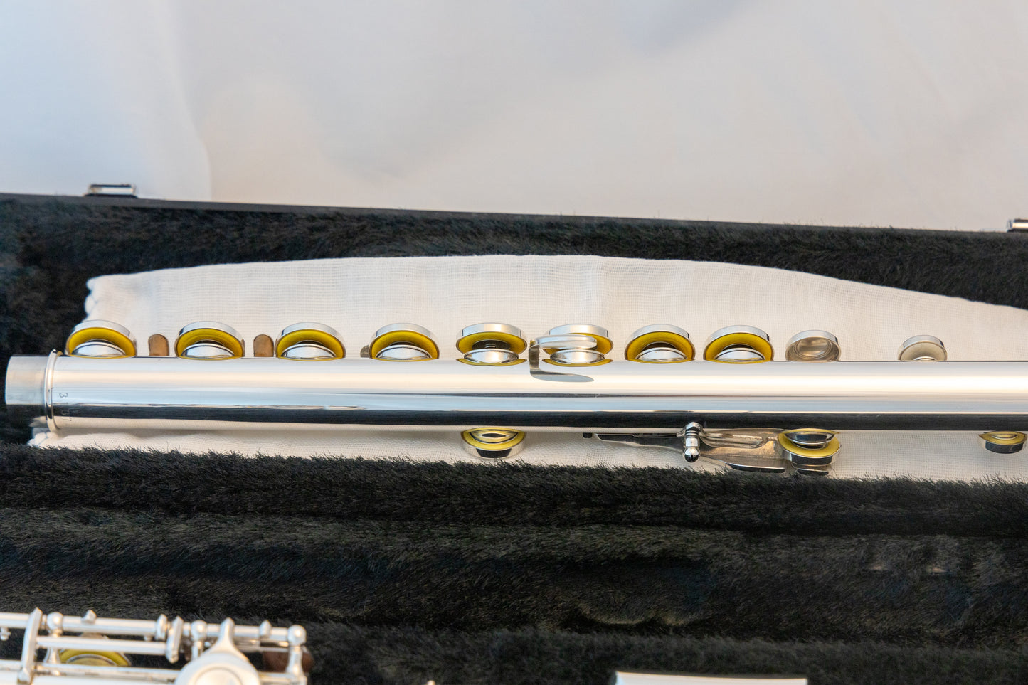 Yamaha YFL-225S II Silver-plated Student Flute *Made in Japan *New Pads *Cleaned & Serviced