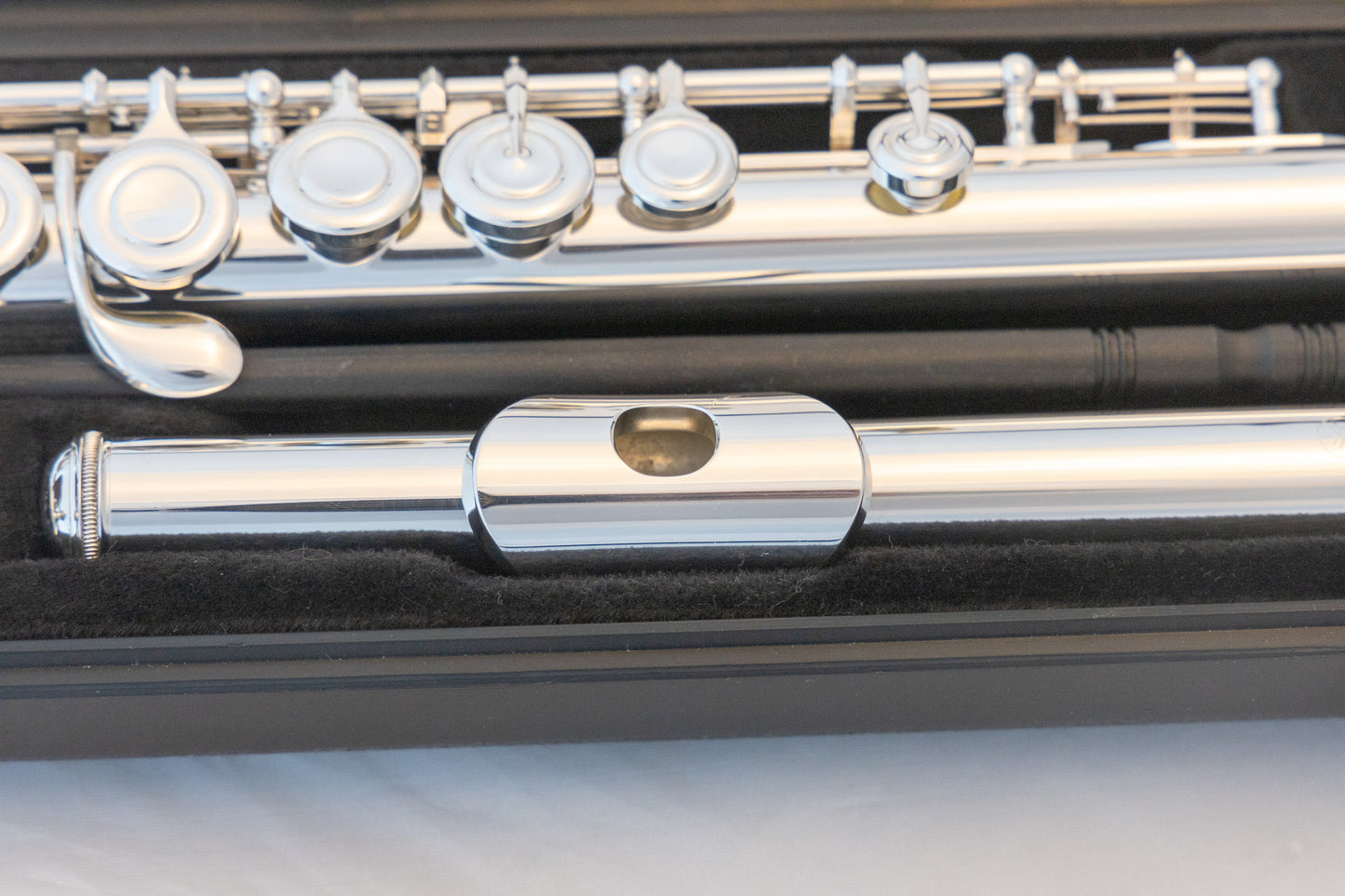 Yamaha YFL-222 Standard Silver-plated Flute *Cleaned & Serviced *Ready to play