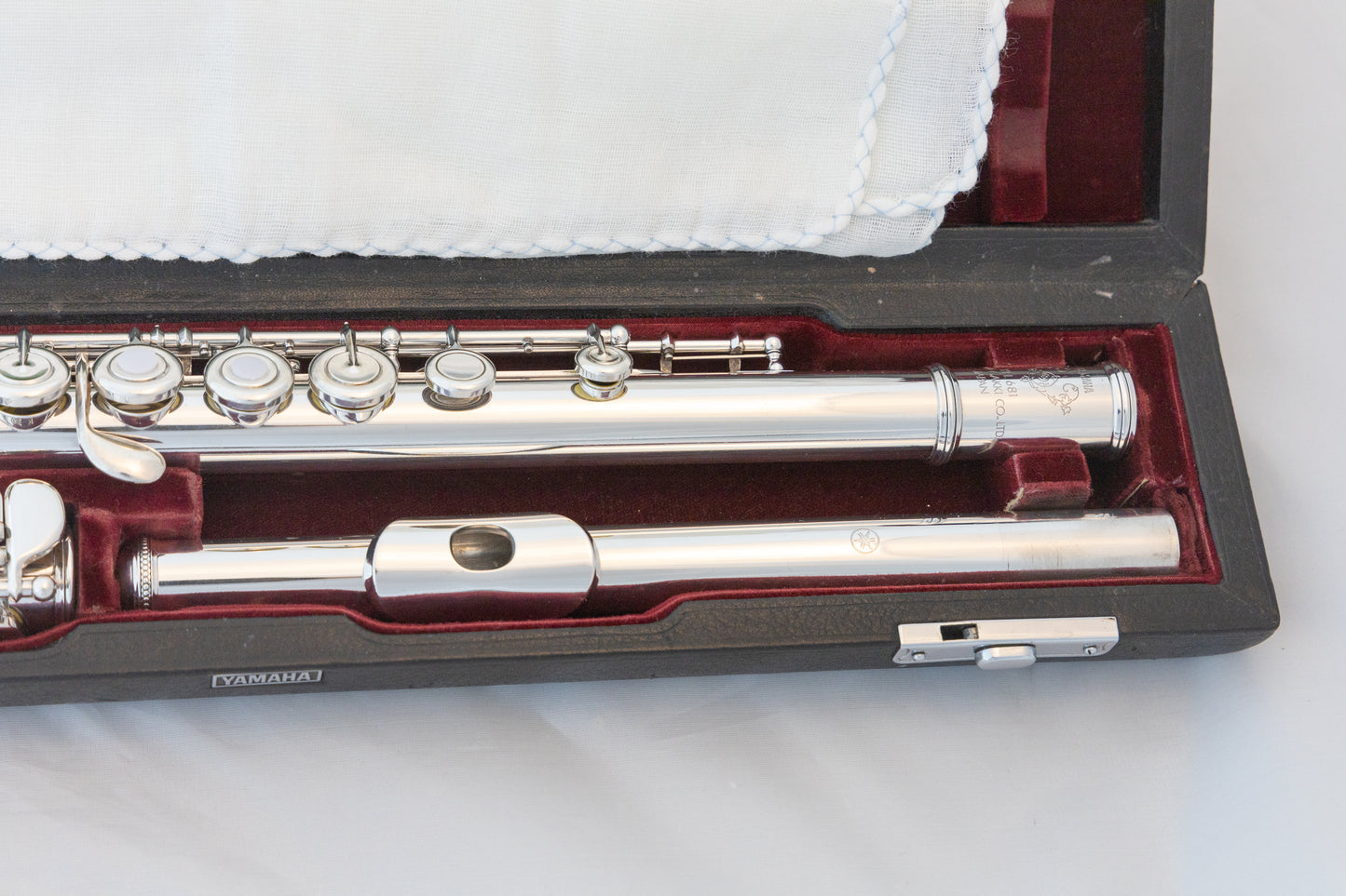 Yamaha YFL-681H Professional Flute *All 925 Silver *Made in Japan *Cleaned & Serviced *New Pads