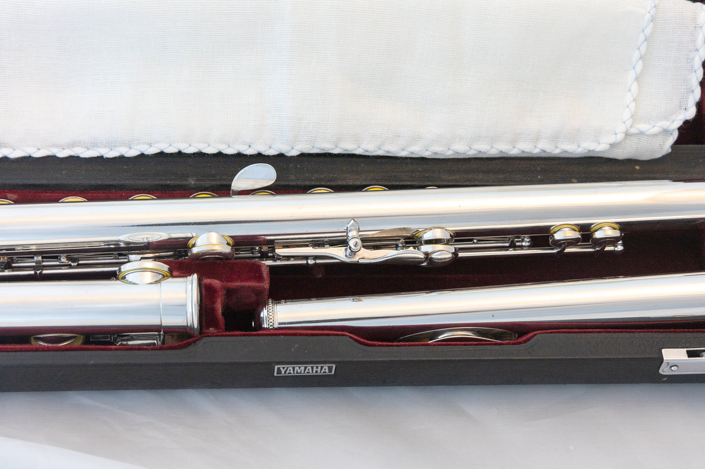 Yamaha YFL-681H Professional Flute *All 925 Silver *Made in Japan *Cleaned & Serviced *New Pads