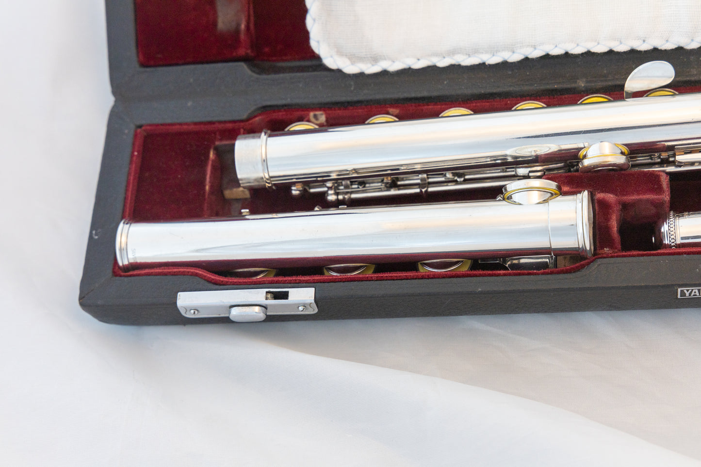 Yamaha YFL-681H Professional Flute *All 925 Silver *Made in Japan *Cleaned & Serviced *New Pads