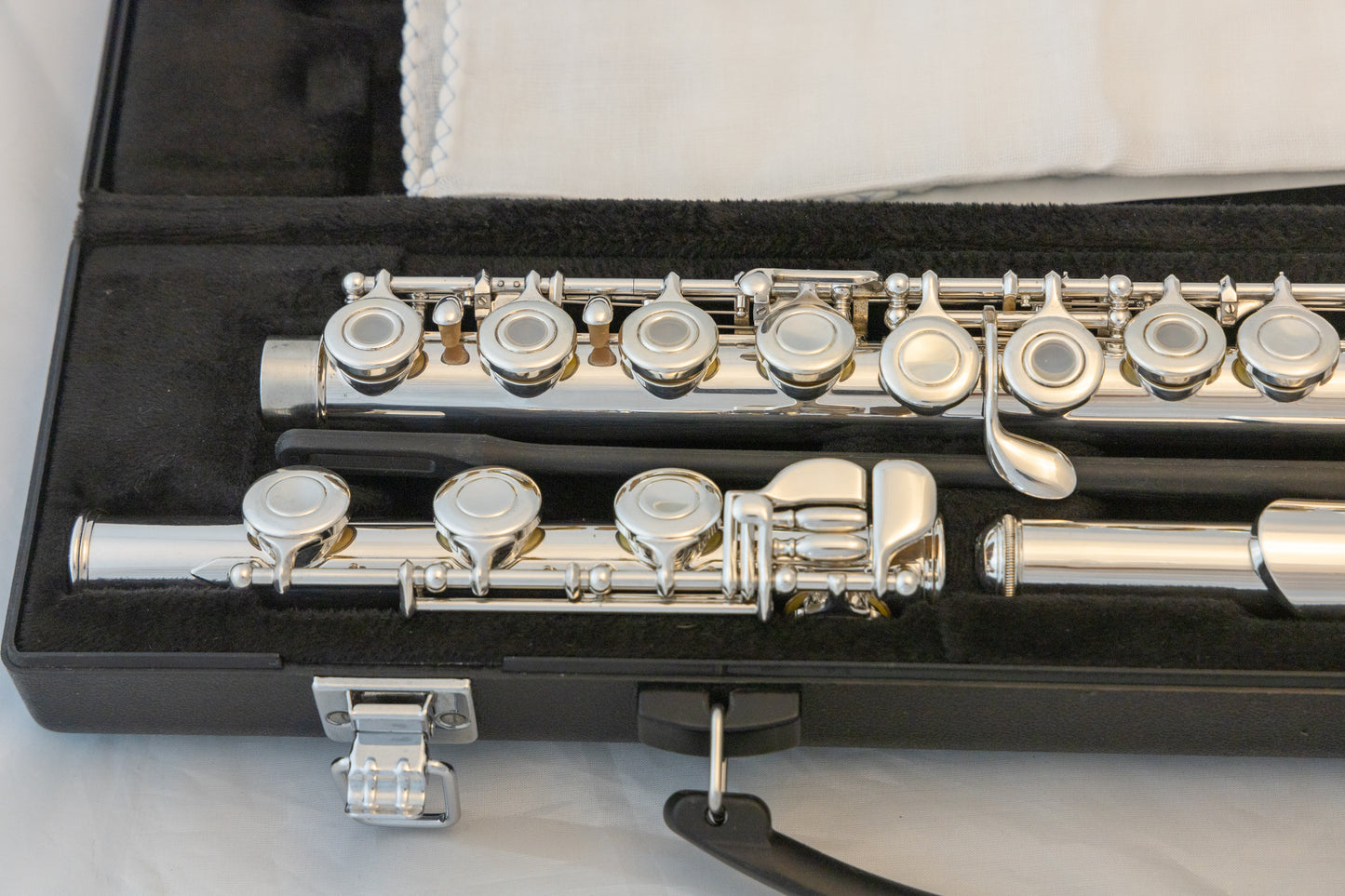 Yamaha YFL-361H Intermediate Flute *Silver Headjoint *Low-B *Cleaned & Serviced *New Pads