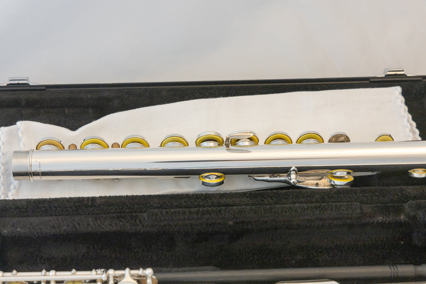 Yamaha YFL-361H Intermediate Flute *Silver Headjoint *Low-B *Cleaned & Serviced *New Pads