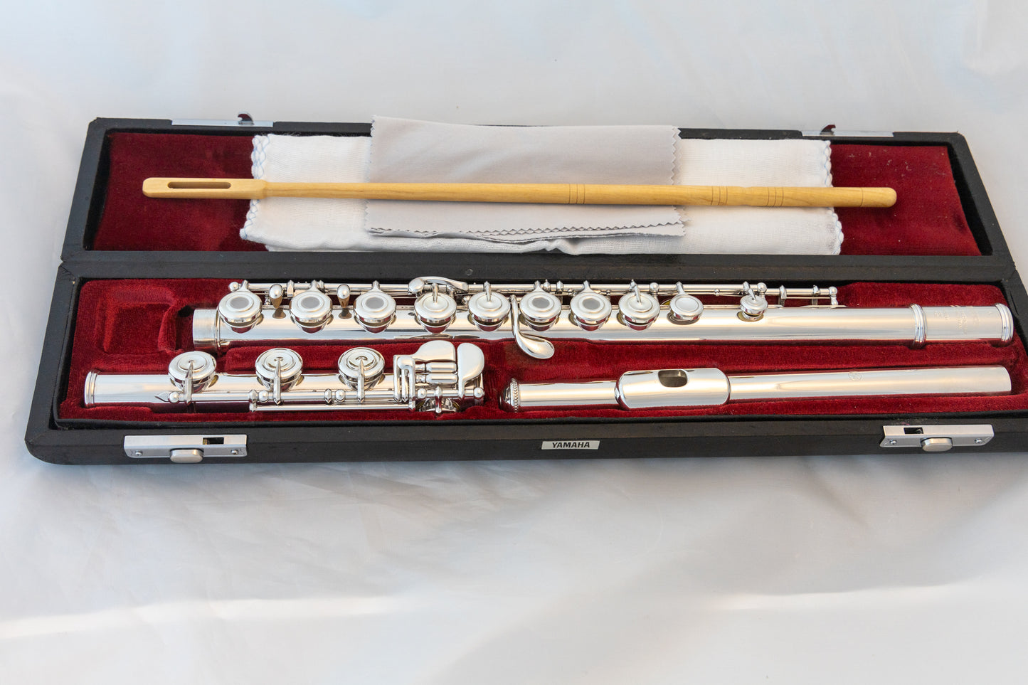 Yamaha YFL-581H (now 687H) Professional Flute All Silver Open-hole *Made in Japan *Overhauled *New Pads