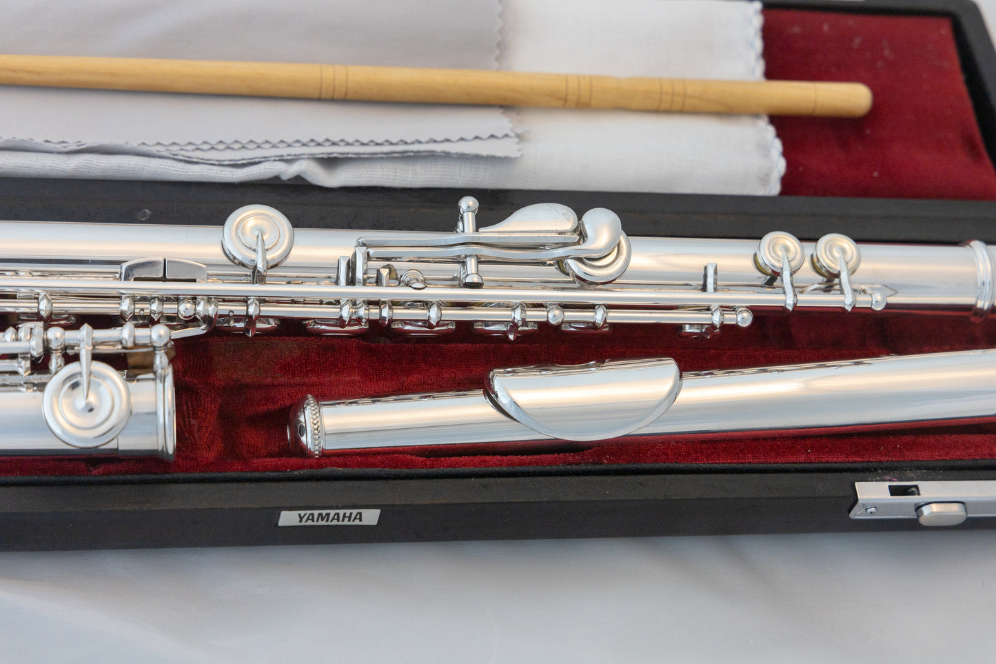 Yamaha YFL-581H (now 687H) Professional Flute All Silver Open-hole *Made in Japan *Overhauled *New Pads