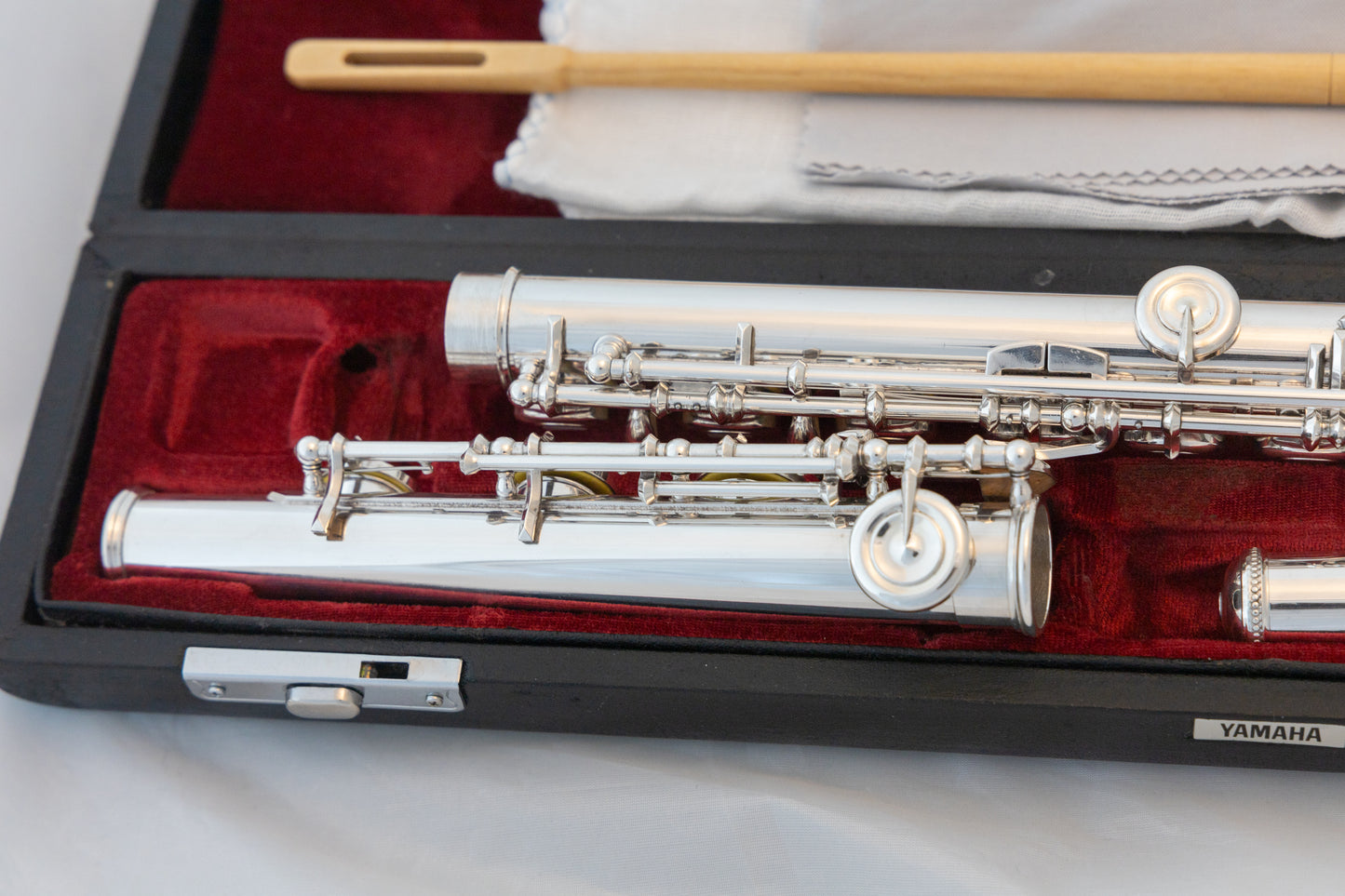 Yamaha YFL-581H (now 687H) Professional Flute All Silver Open-hole *Made in Japan *Overhauled *New Pads