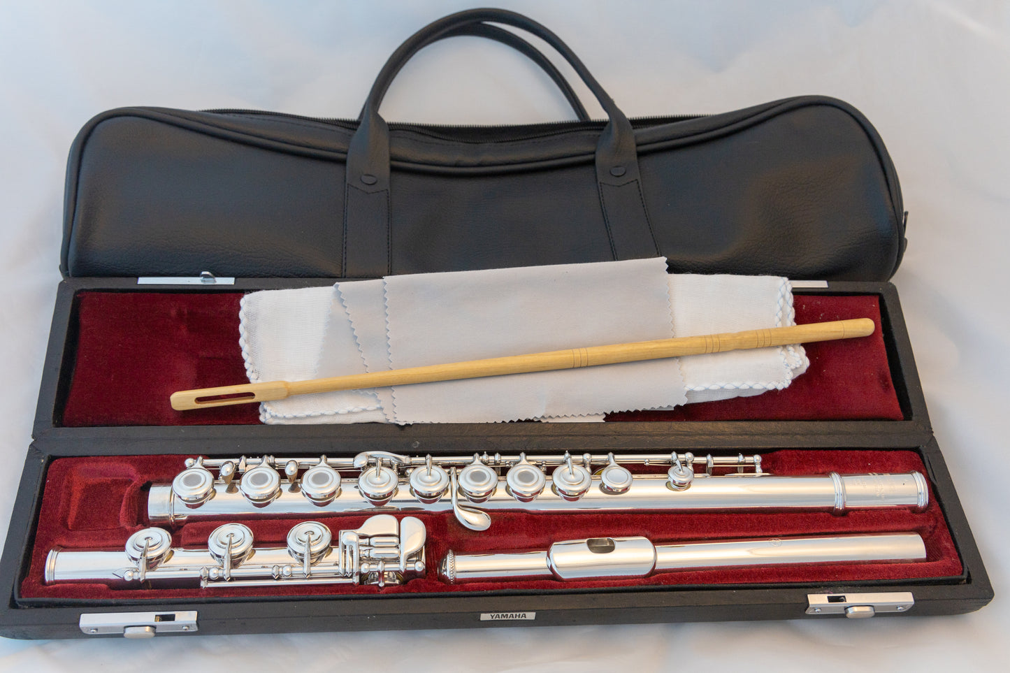 Yamaha YFL-581H (now 687H) Professional Flute All Silver Open-hole *Made in Japan *Overhauled *New Pads