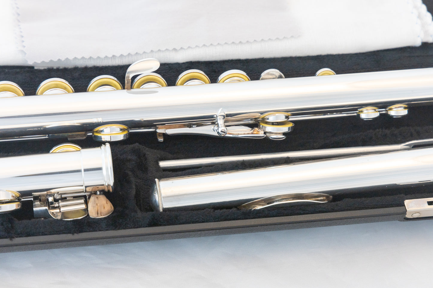Gemeinhardt 3SHB Intermediate Flute Open-hole *Solid Silver Headjoint Low-B Foot *Cleaned & Serviced