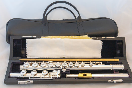 Gemeinhardt KG Special Professional Flute *All Solid Silver *Open-hole *B-Foot *New Pads