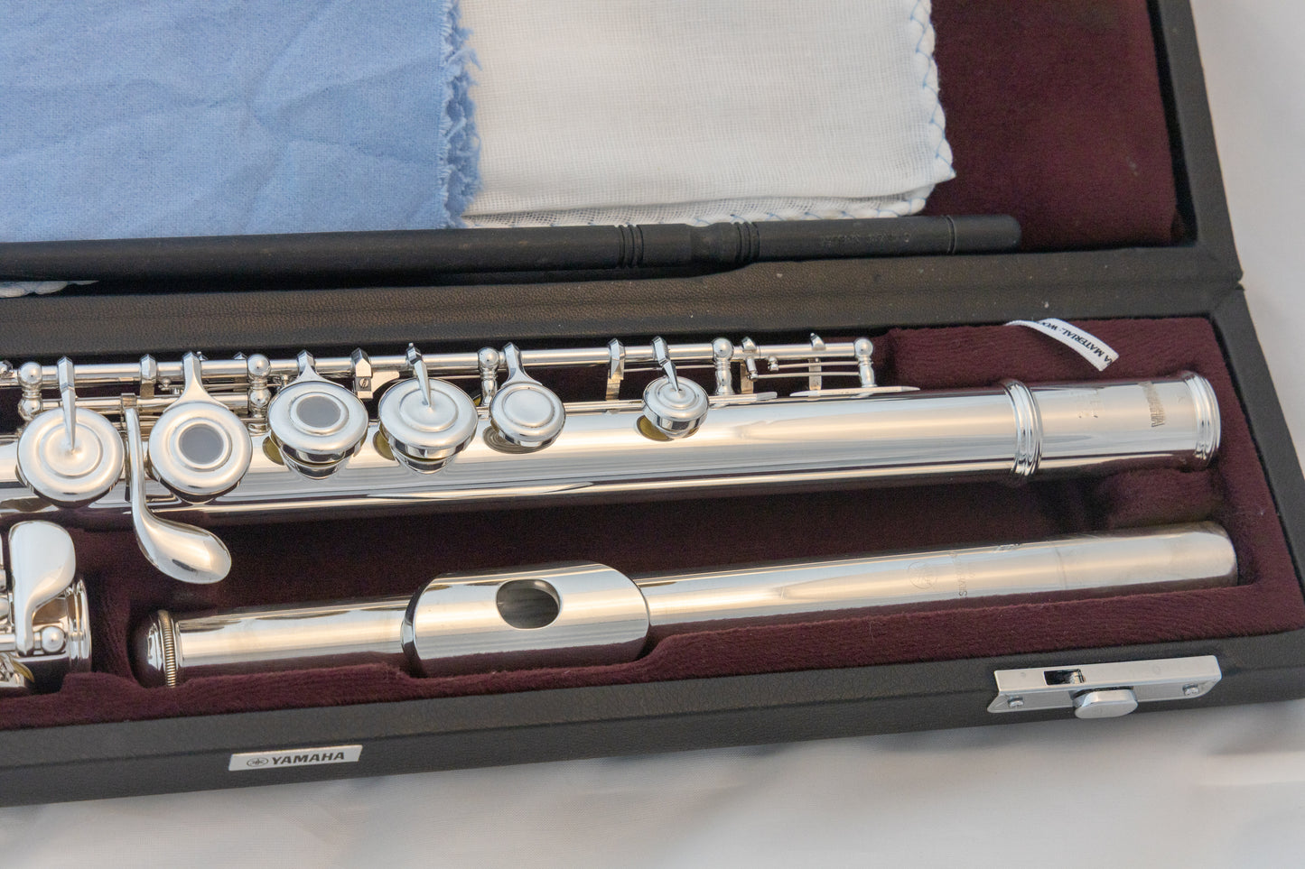 Yamaha YFL-362H Intermediate Flute *Open-hole *Silver headjoint *Low-B *Cleaned & Serviced