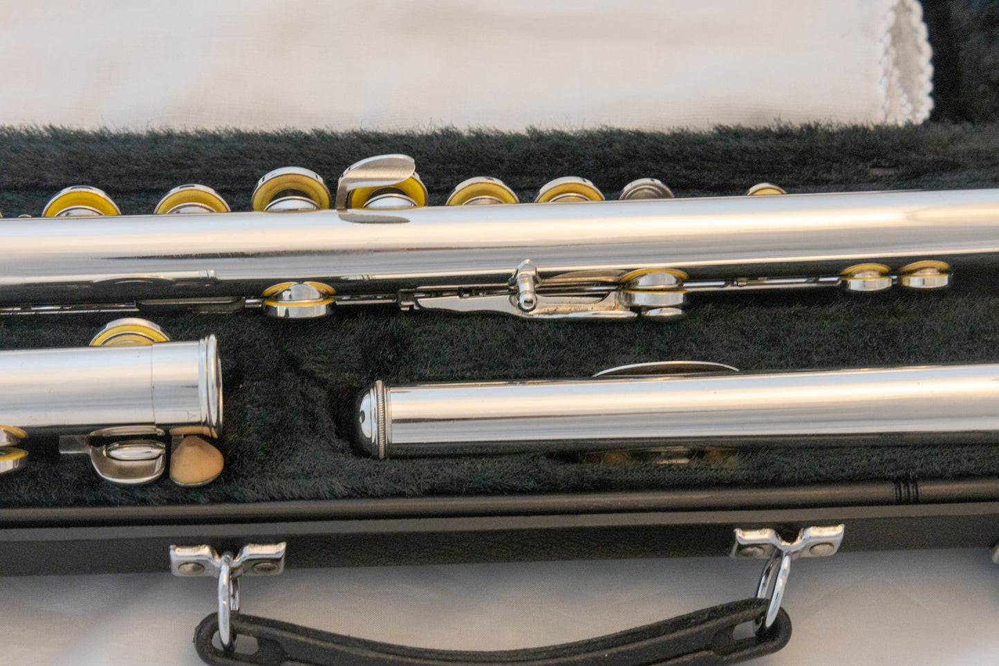Yamaha YFL-221 Silver-plated Standard Flute *Made in Japan *Cleaned & Serviced