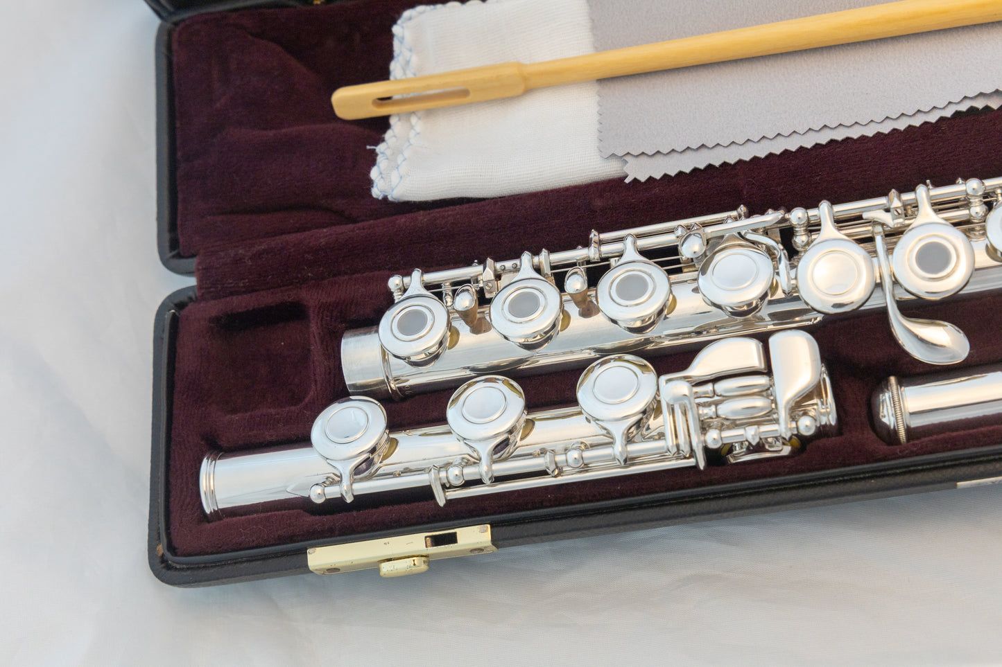 Yamaha YFL-471 Allegro All Silver Intermediate Flute *Made in Japan *Low-B *Split-E *Overhauled *New Pads