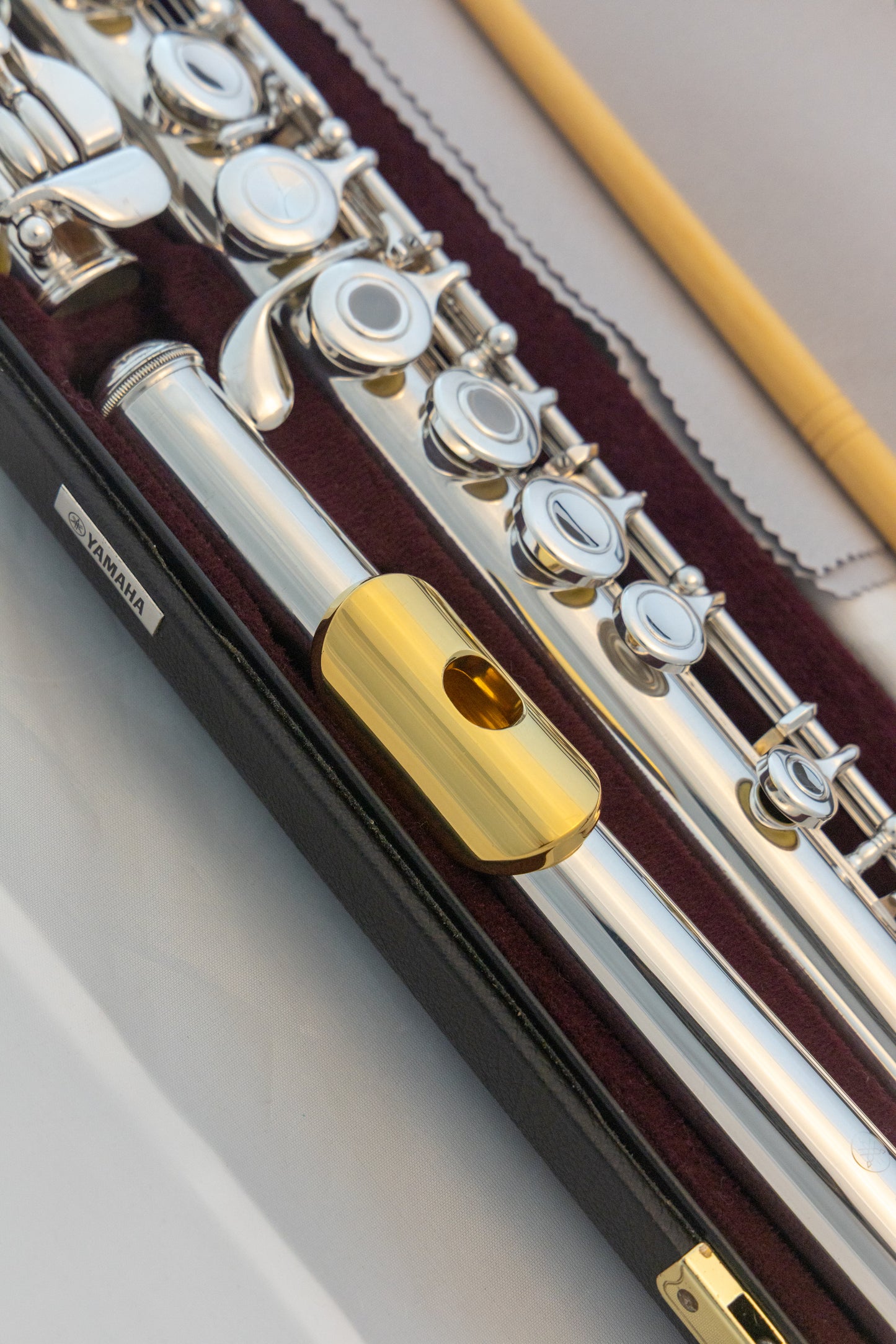Yamaha YFL-471 Allegro All Silver Intermediate Flute *Made in Japan *Low-B *Split-E *Overhauled *New Pads