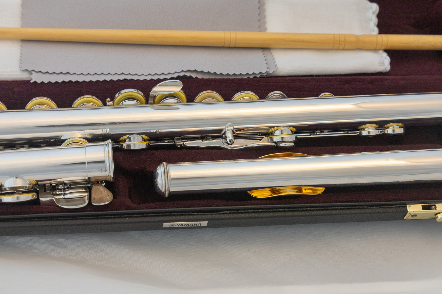 Yamaha YFL-471 Allegro All Silver Intermediate Flute *Made in Japan *Low-B *Split-E *Overhauled *New Pads