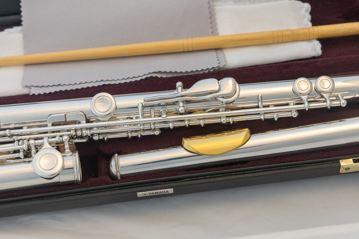 Yamaha YFL-471 Allegro All Silver Intermediate Flute *Made in Japan *Low-B *Split-E *Overhauled *New Pads