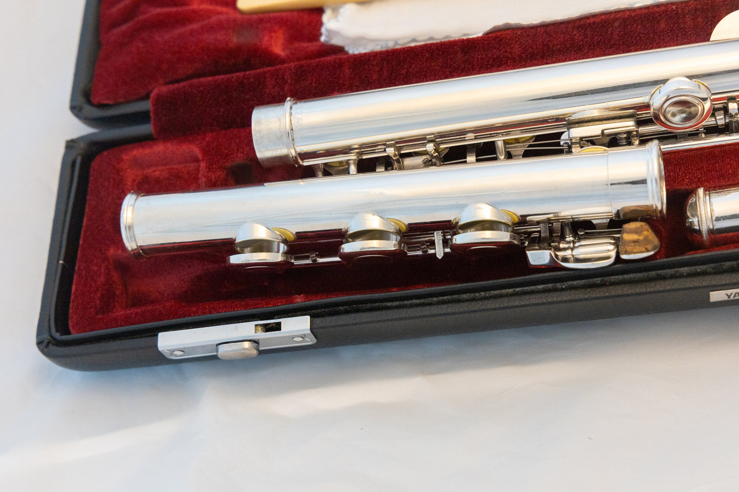 Yamaha YFL-481 II All Silver Intermediate Flute *Open-hole *B-foot *Made in Japan *Overhauled New Pads