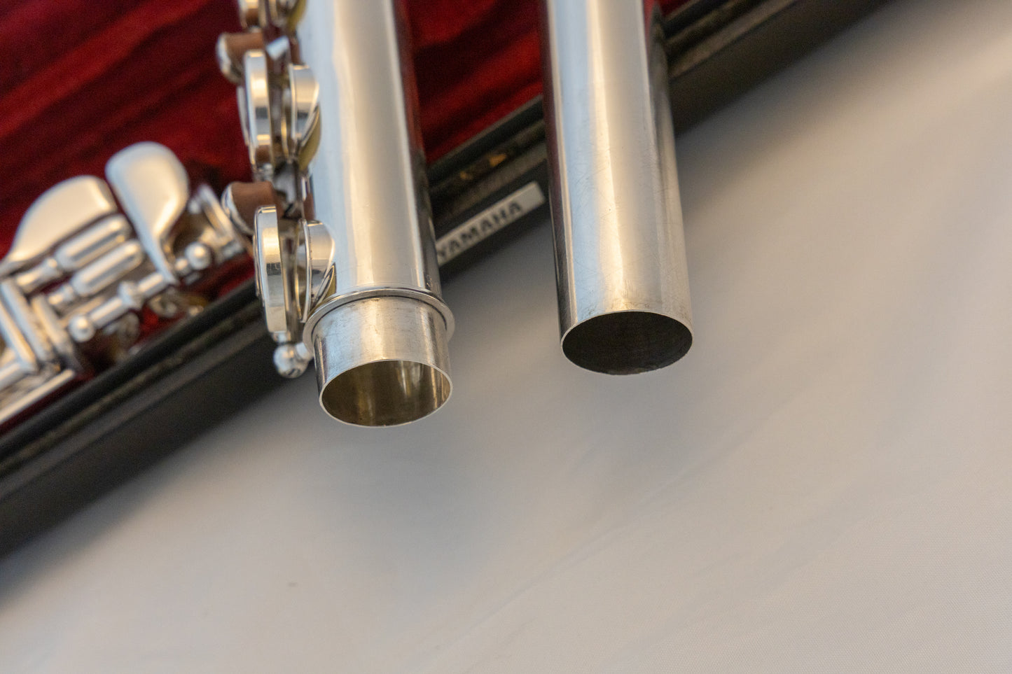Yamaha YFL-481 II All Silver Intermediate Flute *Open-hole *B-foot *Made in Japan *Overhauled New Pads
