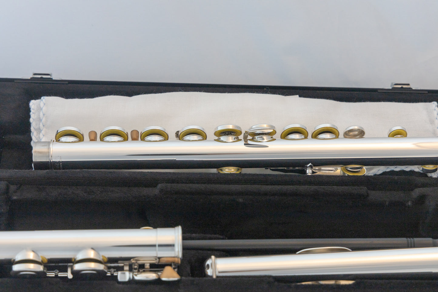Yamaha YFL-222 Standard Silver-plated Flute *Cleaned & Serviced *Ready to play *Mint