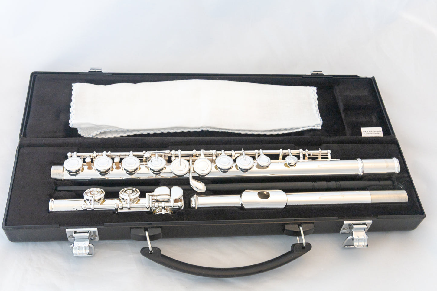 Yamaha YFL-222 Standard Silver-plated Flute *Cleaned & Serviced *Ready to play