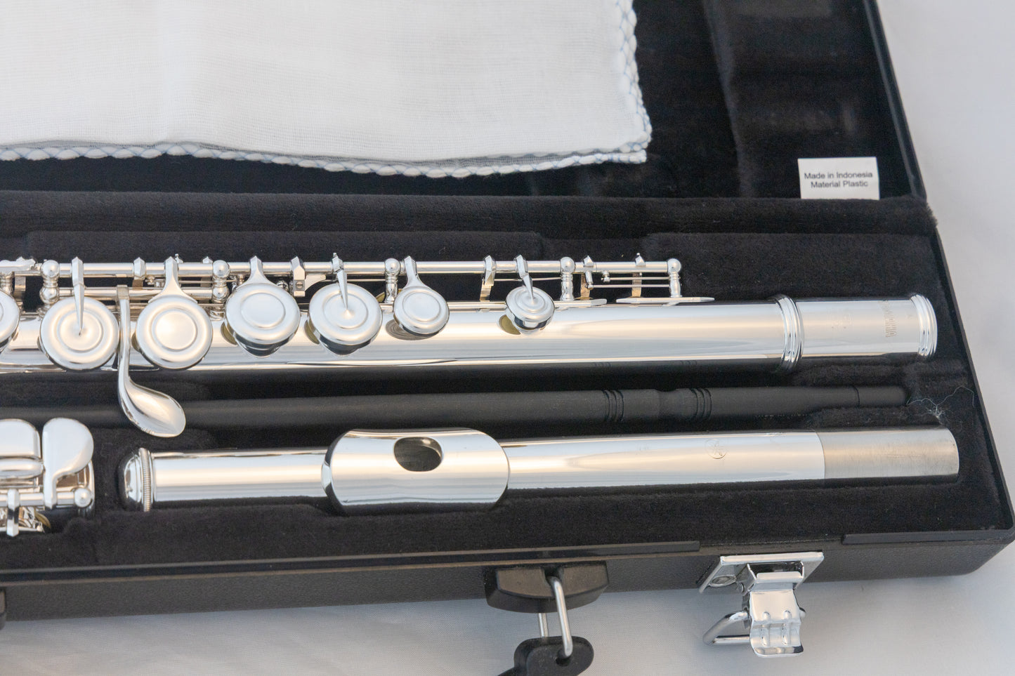 Yamaha YFL-222 Standard Silver-plated Flute *Cleaned & Serviced *Ready to play