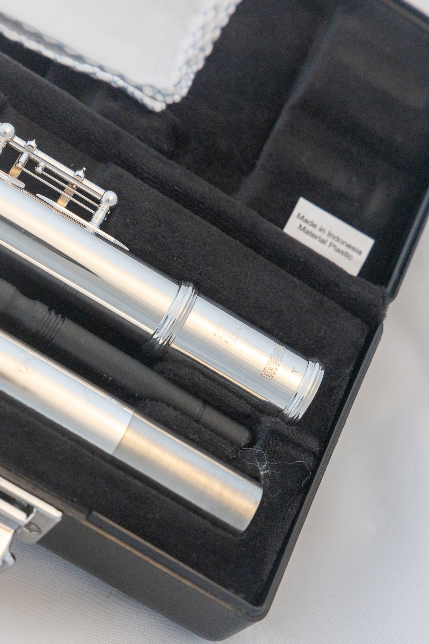 Yamaha YFL-222 Standard Silver-plated Flute *Cleaned & Serviced *Ready to play