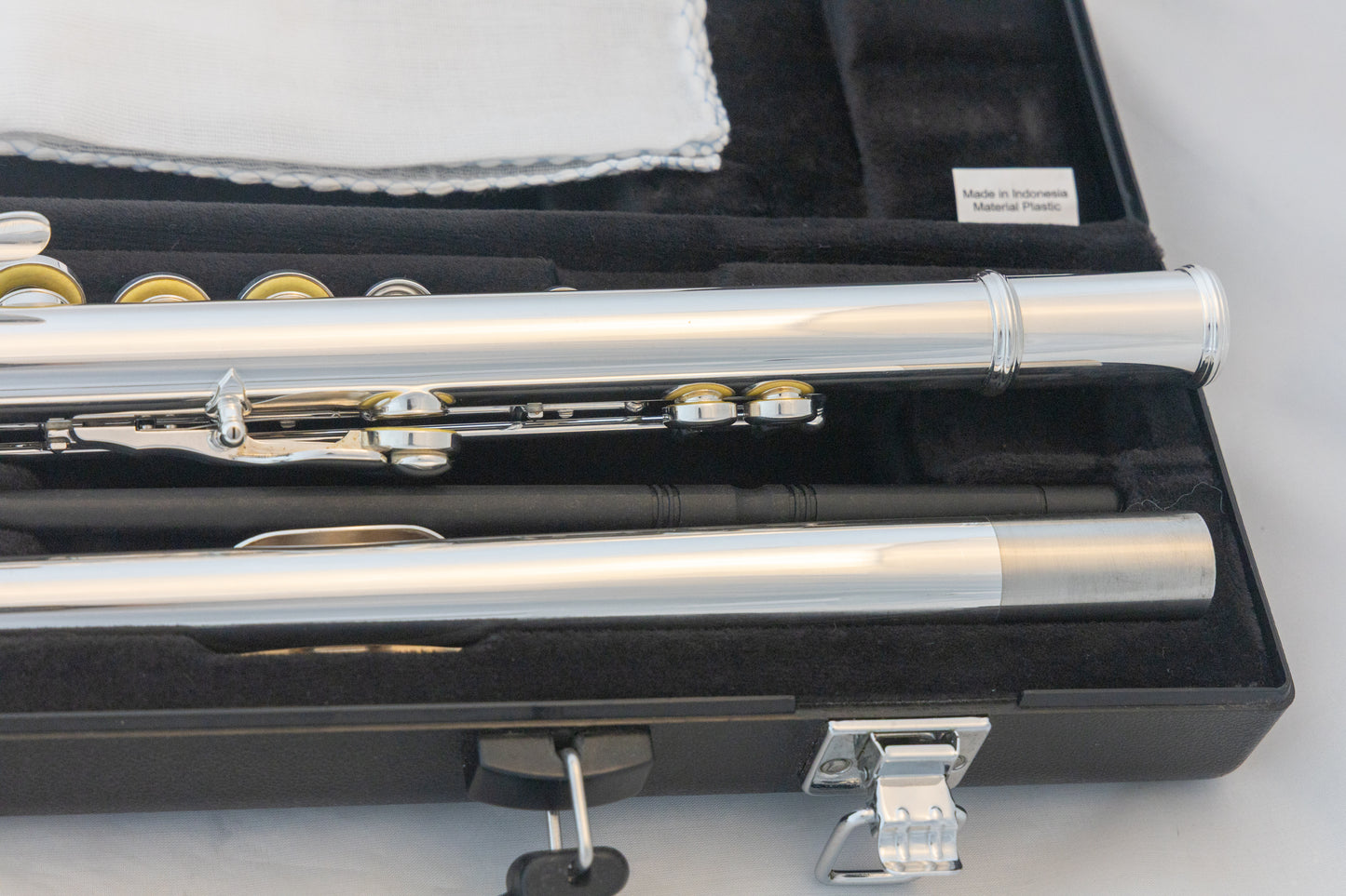 Yamaha YFL-222 Standard Silver-plated Flute *Cleaned & Serviced *Ready to play