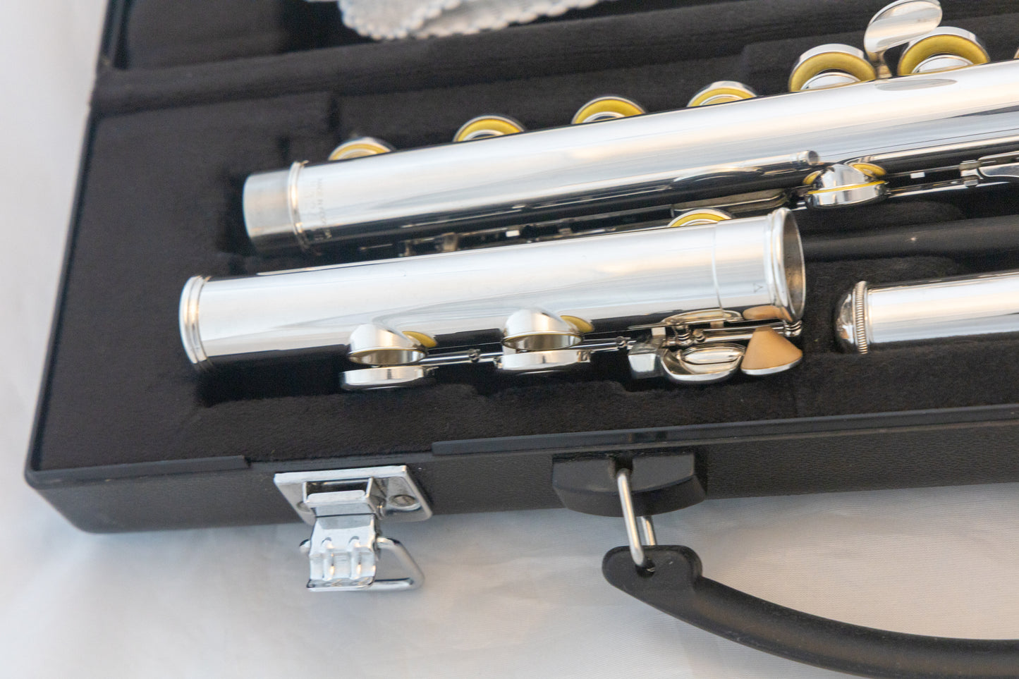 Yamaha YFL-222 Standard Silver-plated Flute *Cleaned & Serviced *Ready to play