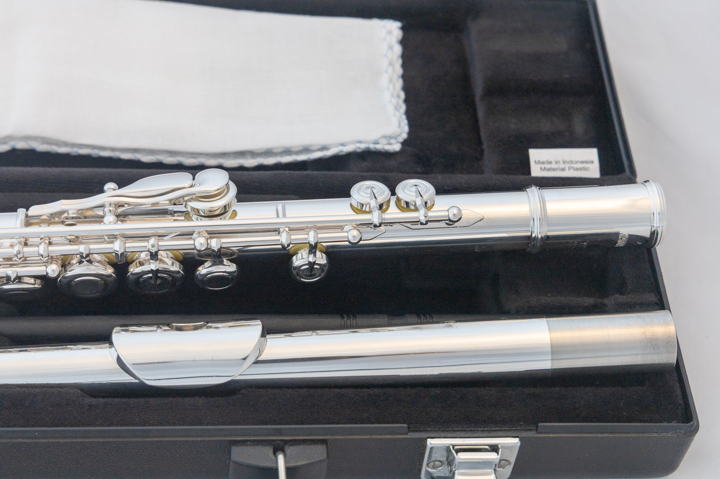 Yamaha YFL-222 Standard Silver-plated Flute *Cleaned & Serviced *Ready to play