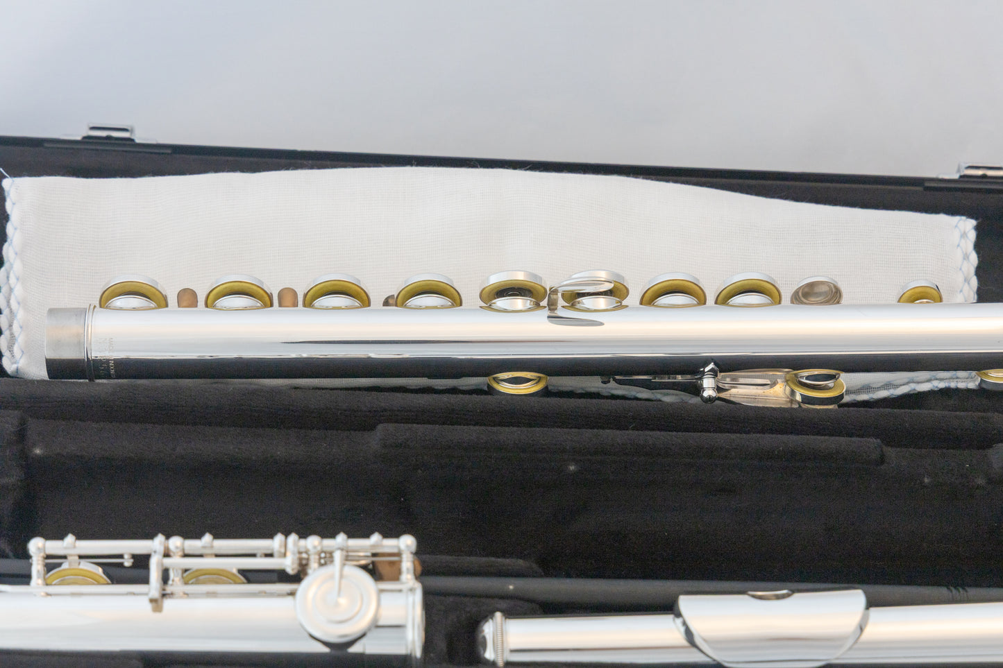 Yamaha YFL-222 Standard Silver-plated Flute *Cleaned & Serviced *Ready to play