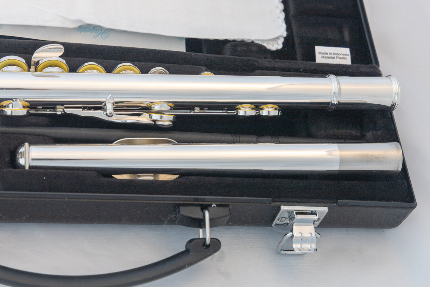 Yamaha YFL-222 Standard Silver-plated Flute *Cleaned & Serviced *Ready to play