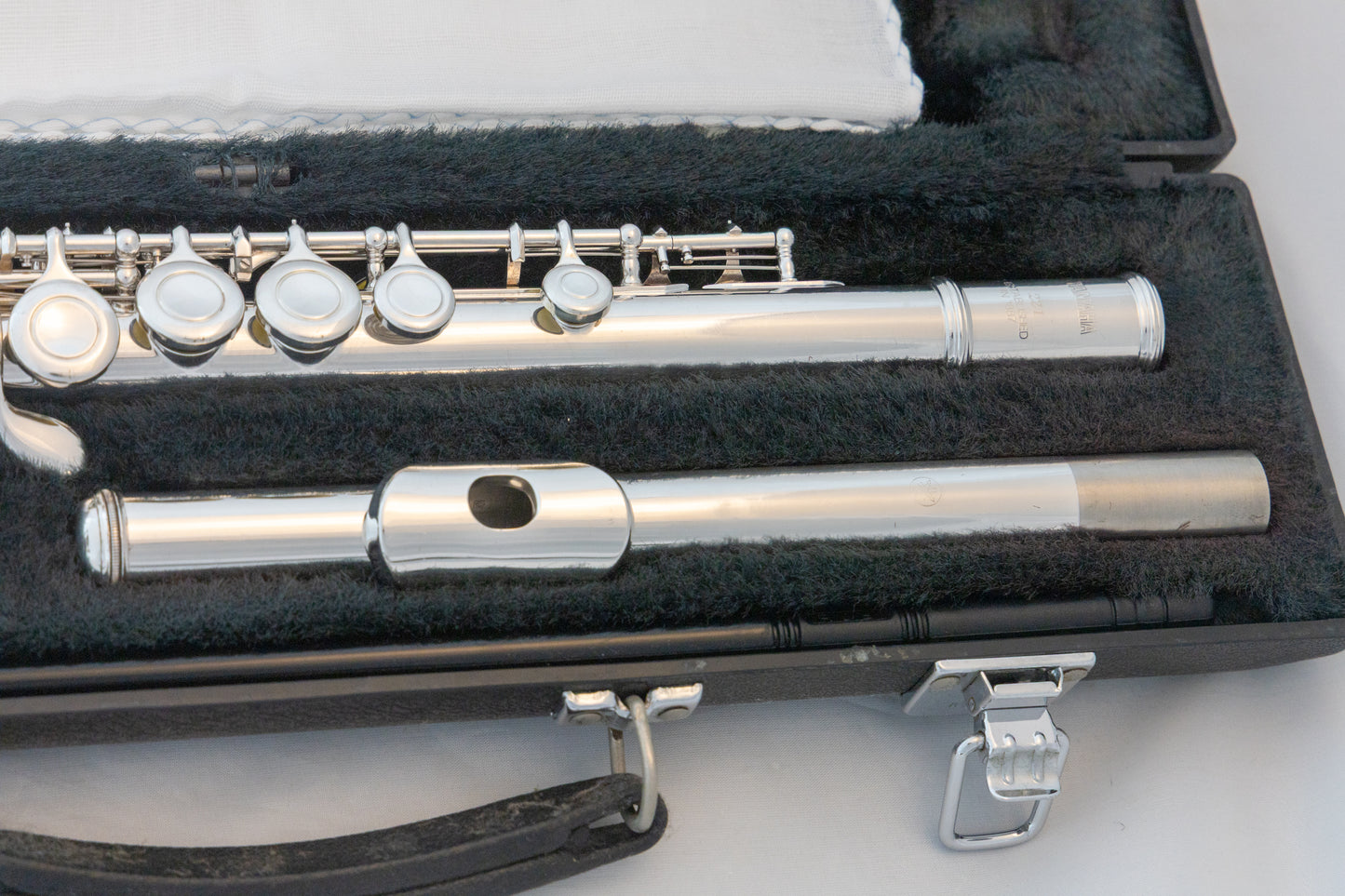 Yamaha YFL-221 Silver-plated Standard Flute *Overhauled *New Pads