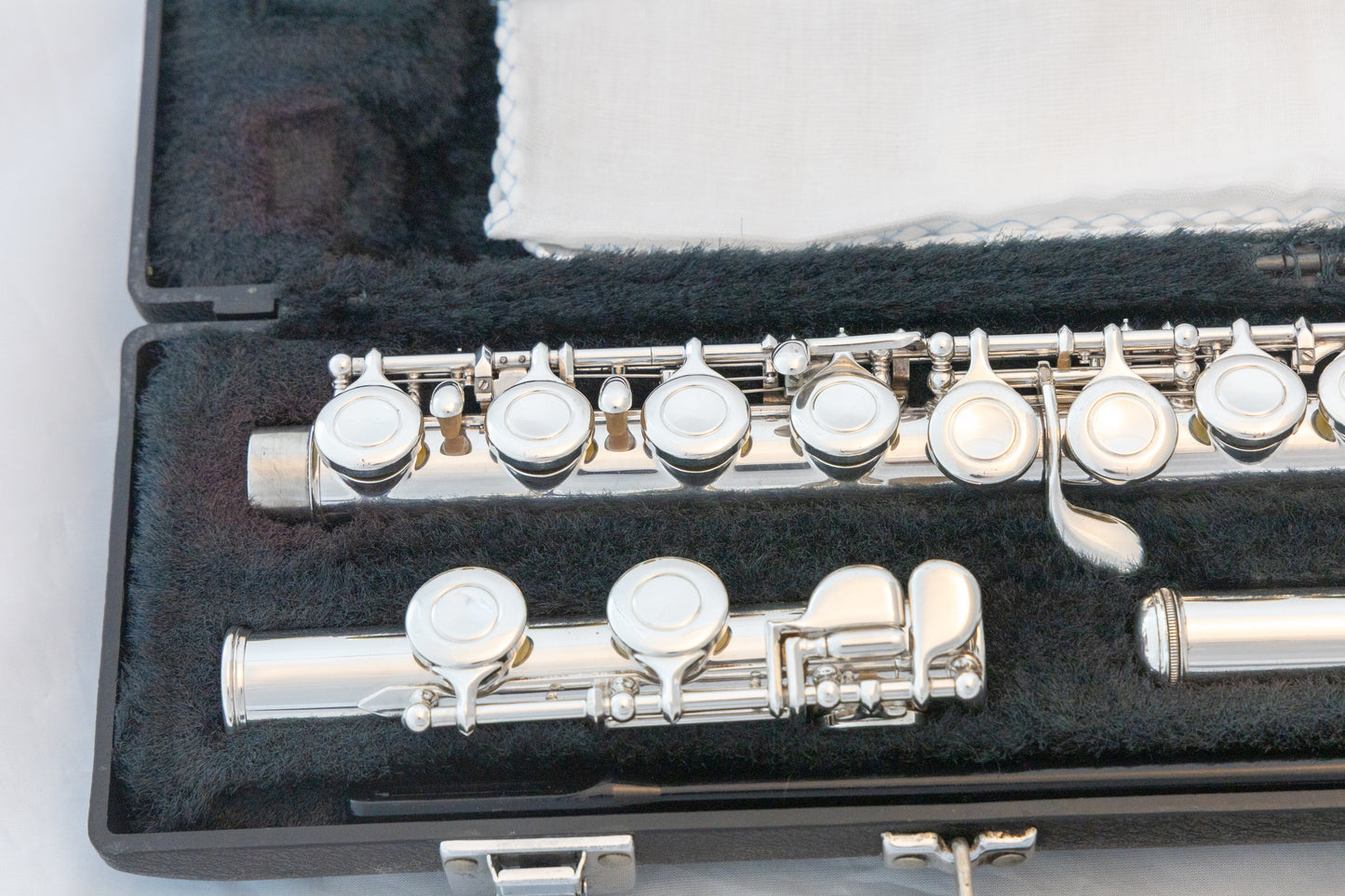 Yamaha YFL-221 Silver-plated Standard Flute *Overhauled *New Pads