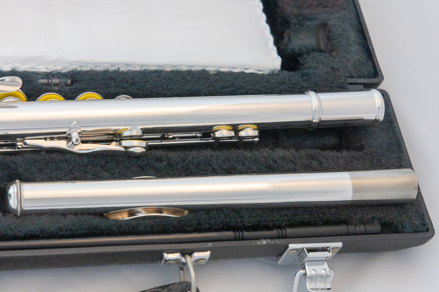 Yamaha YFL-221 Silver-plated Standard Flute *Overhauled *New Pads