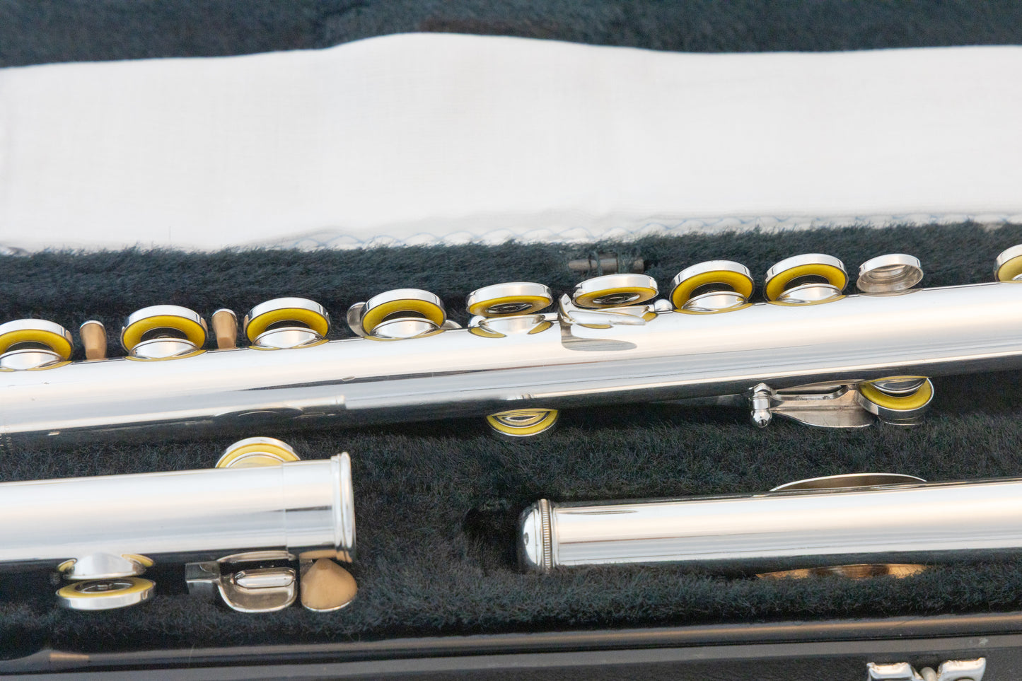 Yamaha YFL-221 Silver-plated Standard Flute *Overhauled *New Pads