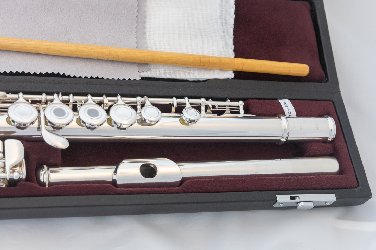 Yamaha YFL-481H All Silver Intermediate Flute *Open-hole *B-foot *Cleaned & Serviced