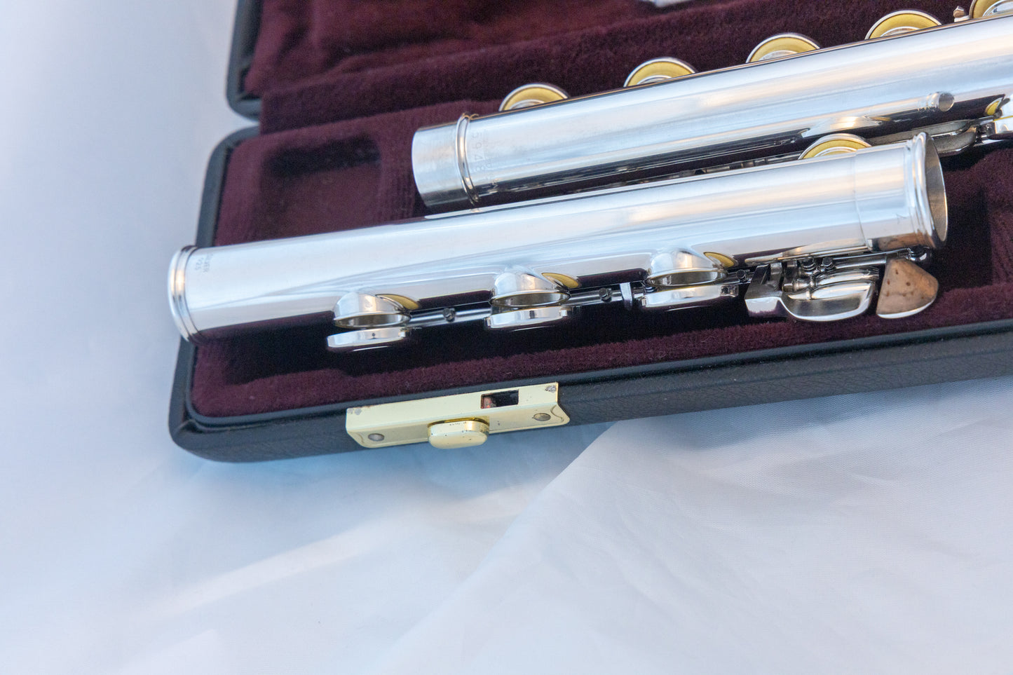 Yamaha YFL-471 Allegro Sterling Silver Intermediate Flute *Open-hole *Low-B *Split-E *Serviced