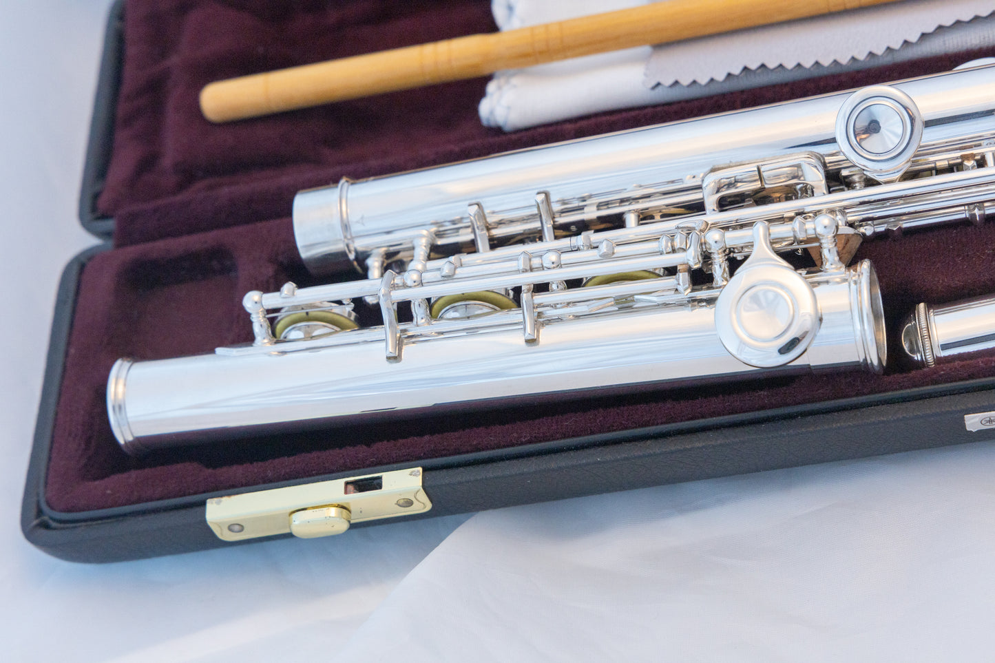 Yamaha YFL-471 Allegro Sterling Silver Intermediate Flute *Open-hole *Low-B *Split-E *Serviced