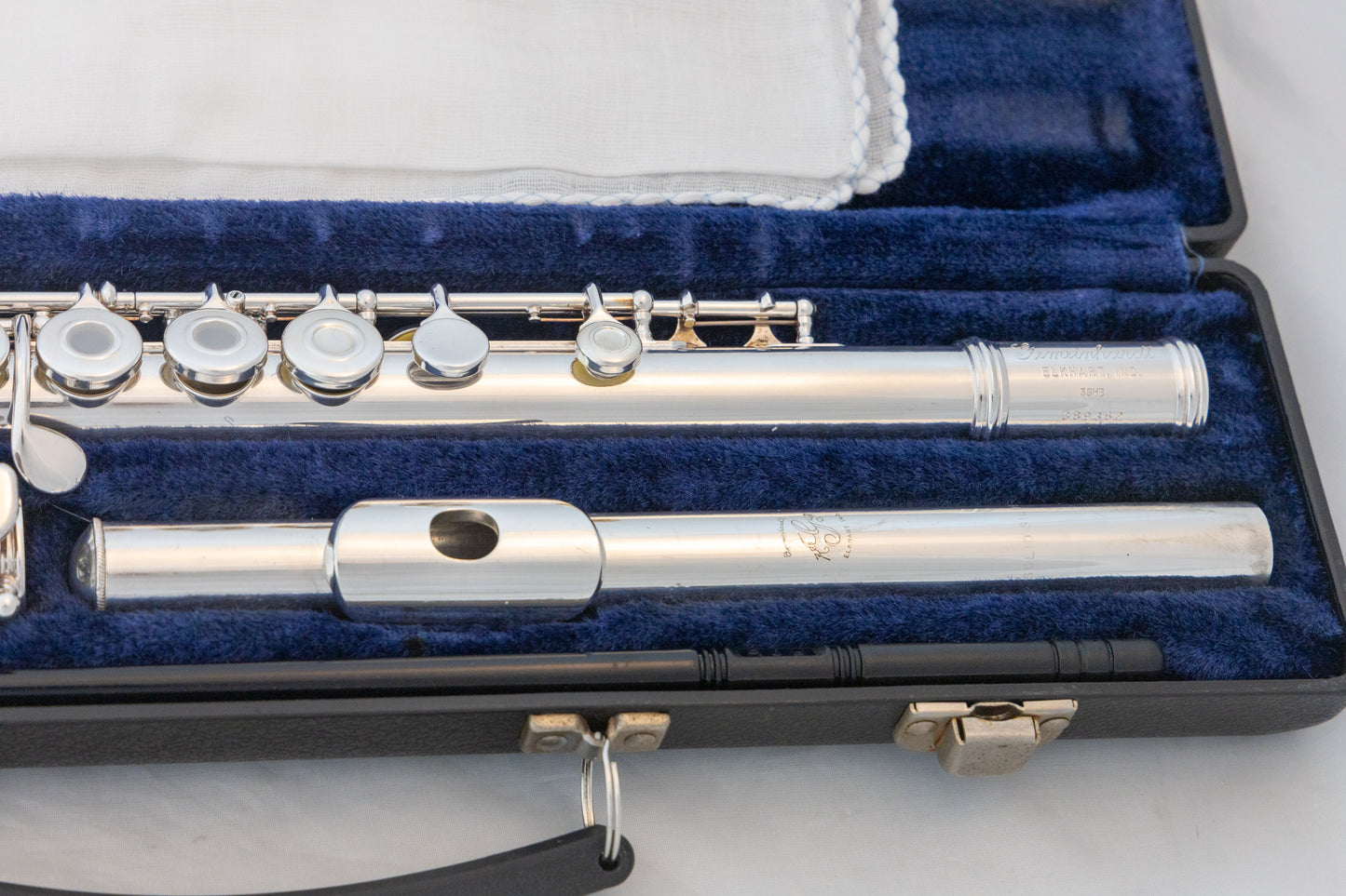Gemeinhardt 3SHB Intermediate Flute Open-hole *Solid Silver Headjoint Low-B Foot *Overhauled New Pads