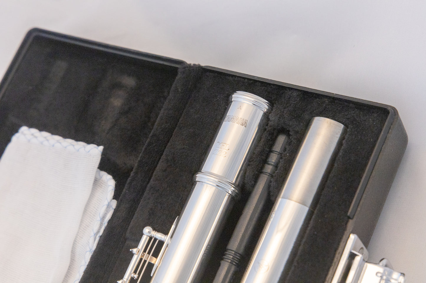 Yamaha YFL-222 Standard Silver-plated Flute *Cleaned & Serviced *Ready to play