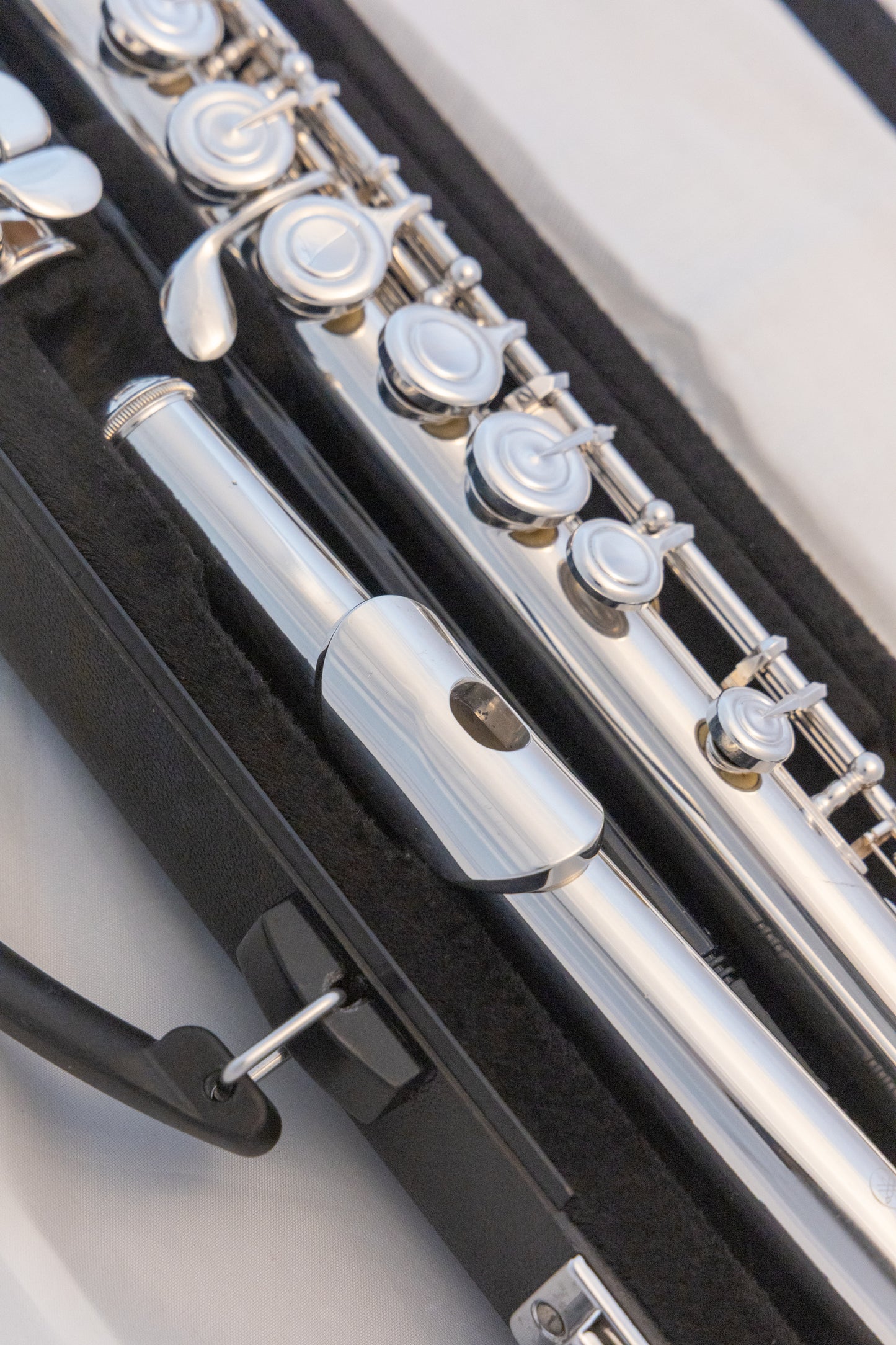 Yamaha YFL-222 Standard Silver-plated Flute *Cleaned & Serviced *Ready to play