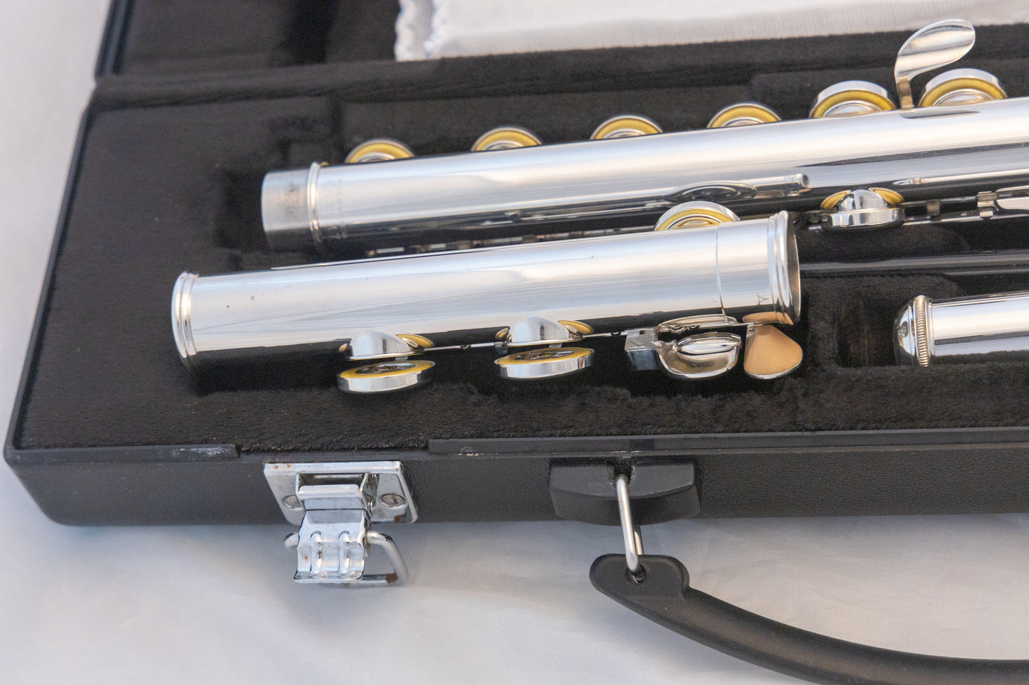 Yamaha YFL-222 Standard Silver-plated Flute *Cleaned & Serviced *Ready to play