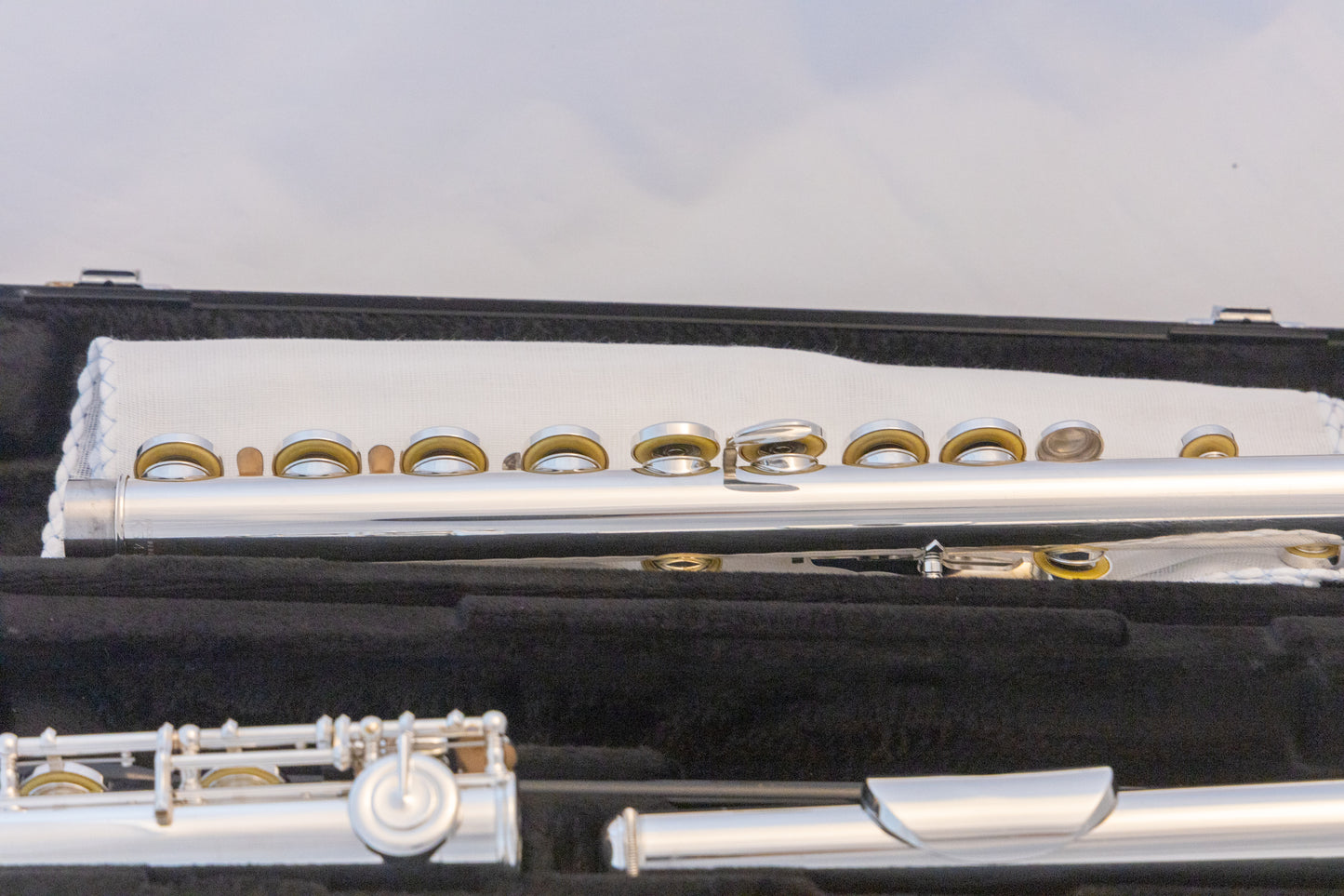 Yamaha YFL-222 Standard Silver-plated Flute *Cleaned & Serviced *Ready to play