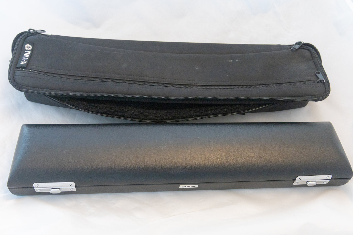 Yamaha YFL-461H All Silver Intermediate Flute Open-hole B-foot *Cleaned & Serviced