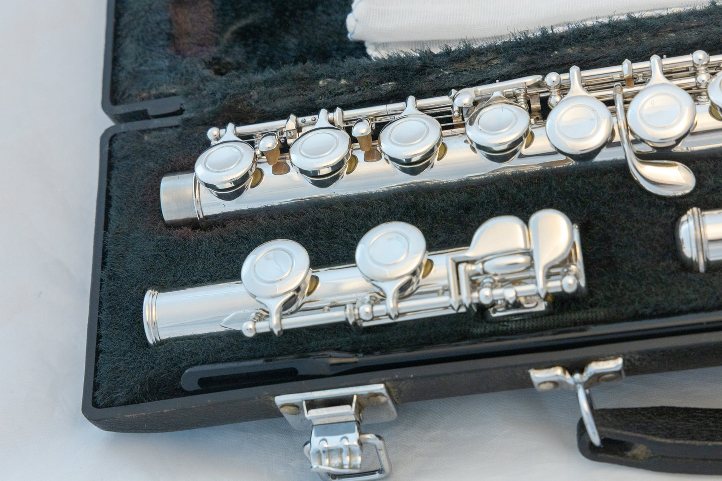 Yamaha YFL-221 Silver-plated Standard Flute *Made in Japan *Overhauled *New Pads