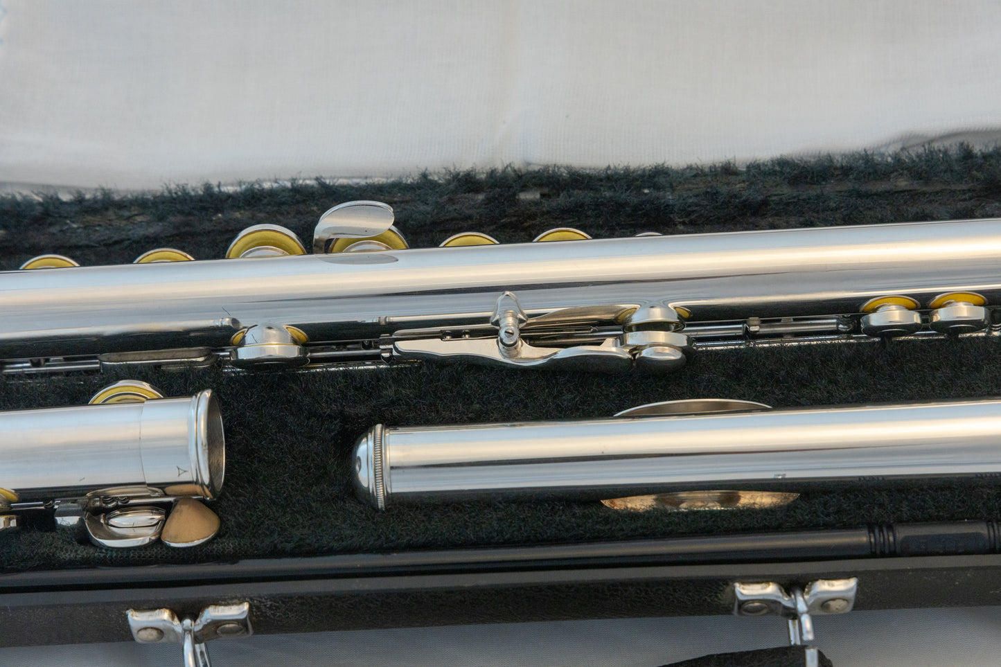 Yamaha YFL-221 Silver-plated Standard Flute *Made in Japan *Overhauled *New Pads