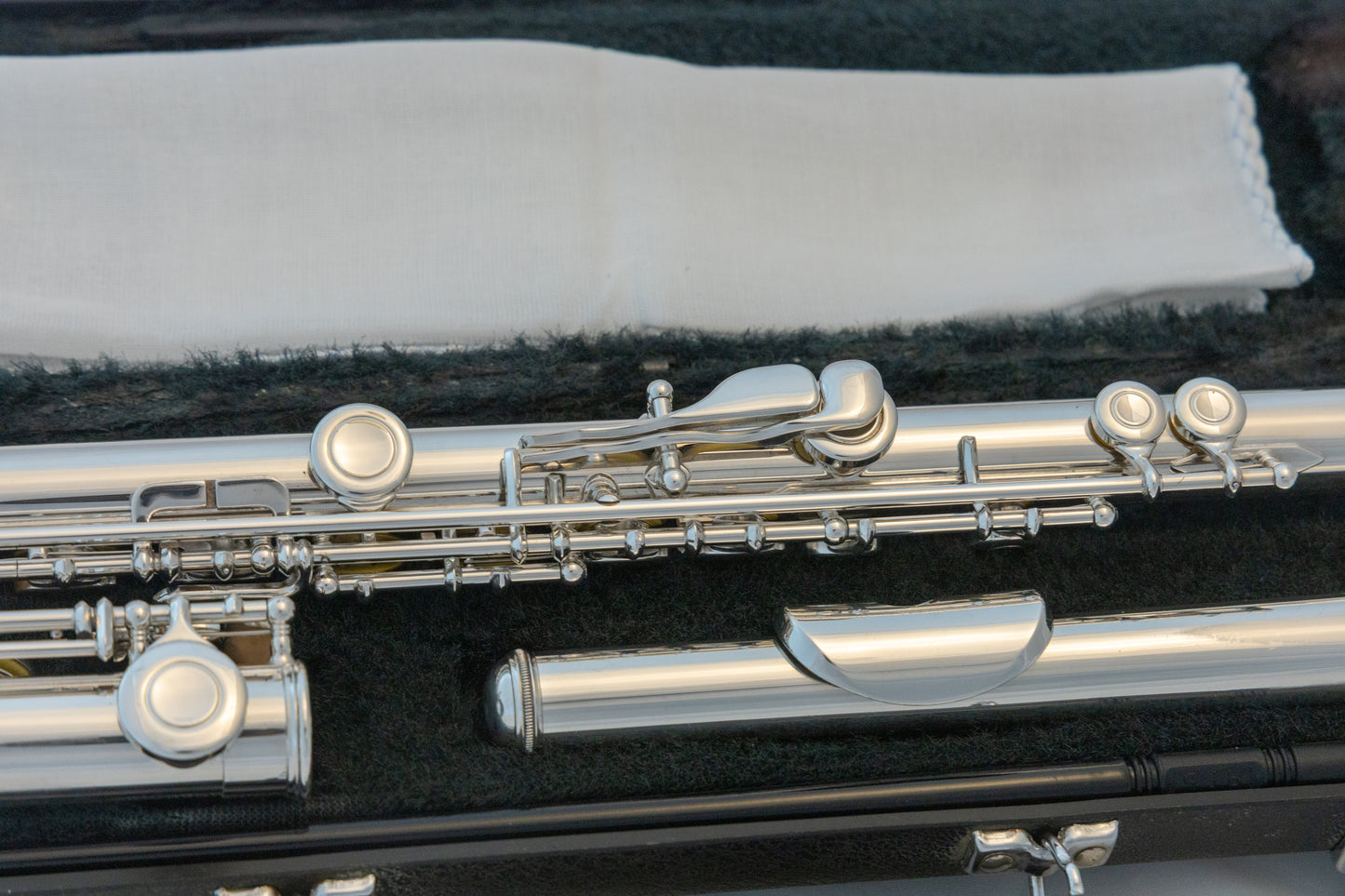 Yamaha YFL-221 Silver-plated Standard Flute *Made in Japan *Overhauled *New Pads