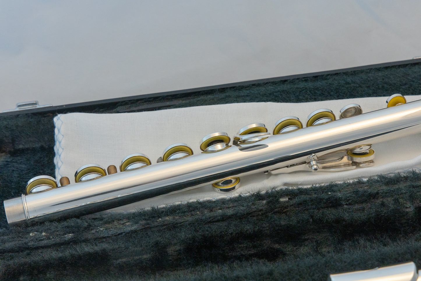 Yamaha YFL-221 Silver-plated Standard Flute *Made in Japan *Overhauled *New Pads