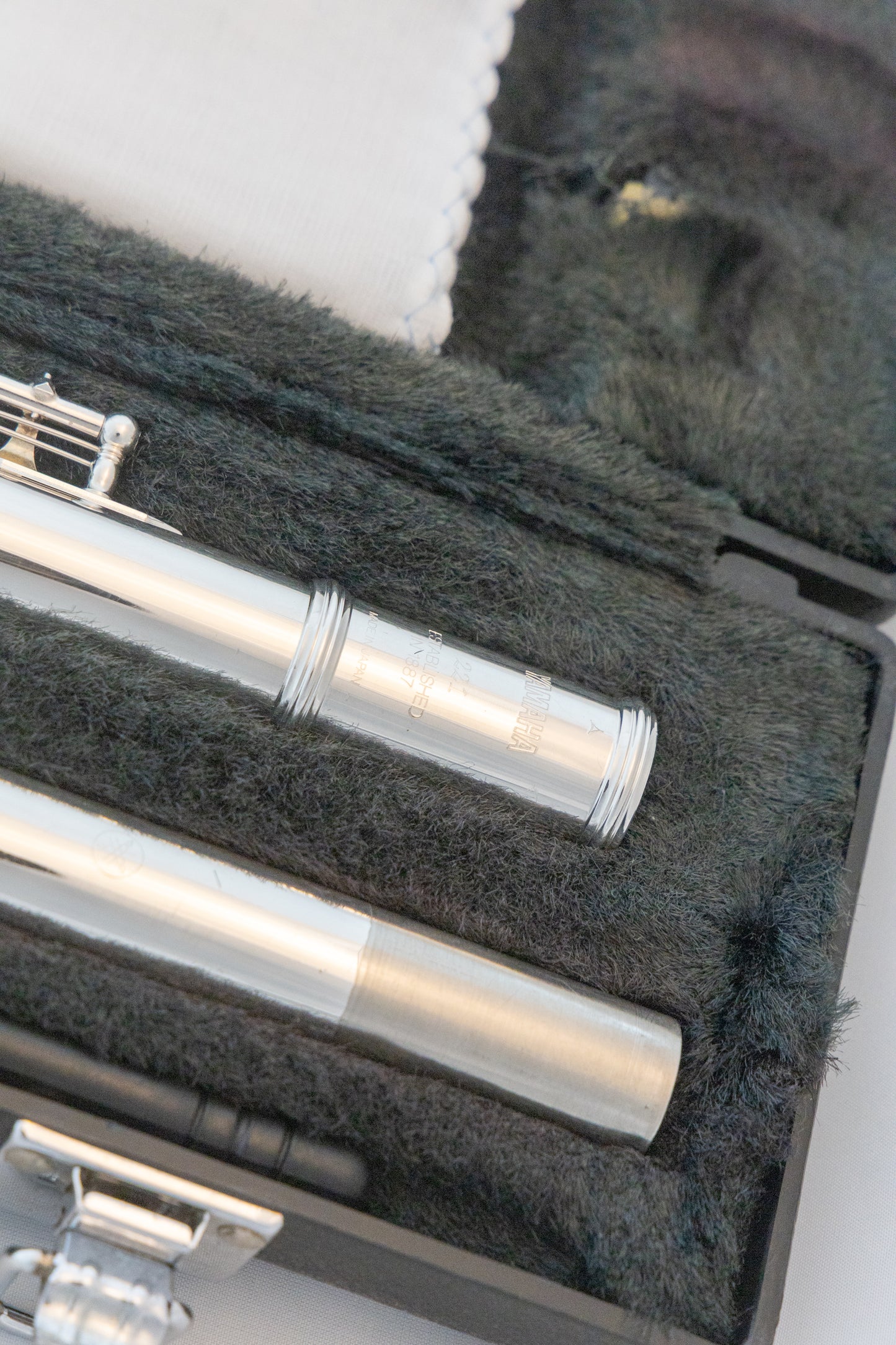 Yamaha YFL-221 Silver-plated Standard Flute *Made in Japan *Cleaned & Serviced