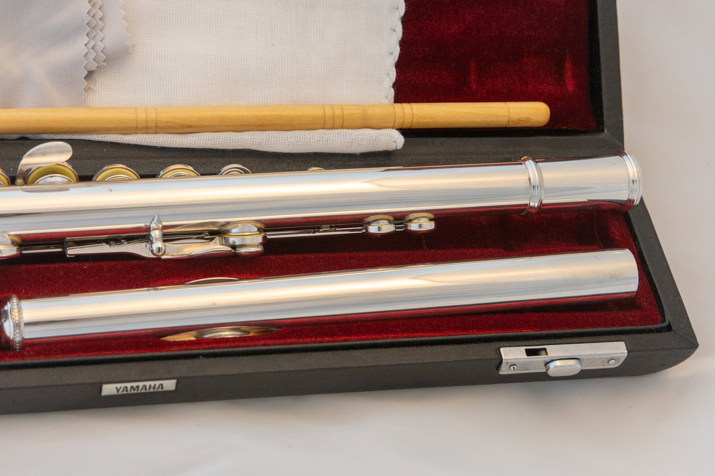 Yamaha YFL-451 Intermediate Flute *All silver *Made in Japan *Cleaned & Serviced